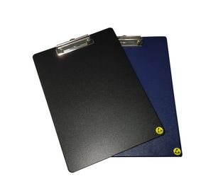 Top metalowy klips ESD Artykuły biurowe ESD Safe Clip Board Rozmiar A4 A5 z symbolem bezpieczeństwa ESD