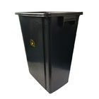 PP Plastik Czarny SMT Elektrostatyczny pojemnik na narzędzia do pomieszczeń czystych Kosz na śmieci Antystatyczny kosz na śmieci ESD