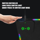 Kolorowa podkładka pod mysz do gier RGB ładowanie bezprzewodowe wodoodporna podkładka pod mysz XXL 800*300*4mm