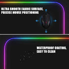 800*300*4mm kolorowe diody LED RGB podkładka pod mysz wodoodporne bezprzewodowe ładowanie podkładki pod mysz do gier
