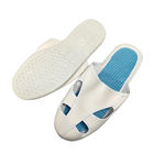 Białe ESD antystatyczne buty robocze 4 otwory podeszwy PVC + PU górne kapcie przemysłowe
