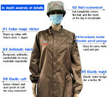 Antystatyczne mundurki robocze bezpieczne kombinezony ESD dla odzieży czystej