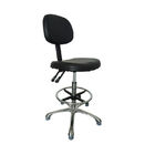 PU Antistatic ESD Safe Krzesła Kolor Czarny i niebieski Podłokietnik z odchylanym oparciem Opcjonalnie