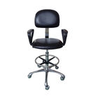 Wygodne krzesło antystatyczne ze skóry PU Regulowana wysokość Ergonomiczne krzesła ESD