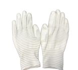 Rękawice antystatyczne Bezpieczne materiały ESD Wyściółka poliestrowa z dzianiny z włókna węglowego