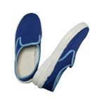 Ciemnoniebieskie tkaniny Obuwie ochronne ESD Non Hole Antystatyczne buty do obszaru EPA