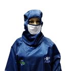ISO 4 Cleanroom ESD Bezpieczna odzież z dołączonymi kapturami i maską na twarz