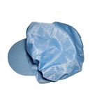 Biała niebieska żółta antystatyczna czapka Esd Bezpyłowa tkanina poliestrowa Rozmiar S / M / L / Xl
