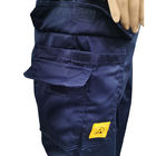 Spodnie antystatyczne ESD z poliestrowo-bawełnianego włókna węglowego dla przemysłu