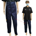 Spodnie z poliestru, bawełny i włókna węglowego, antystatyczne ESD