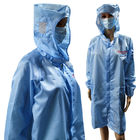 5mm paski poliestrowe płaszcze ESD z włókna węglowego do laboratorium