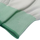 Antypoślizgowe białe poliestrowe rękawiczki z pu Palm dla przemysłu S M L XL XXL