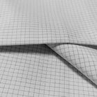 Biała poliestrowa tkanina bawełniana TC 4 mm siatka antystatyczna