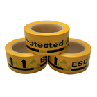 Obszar chroniony ESD Żółta antystatyczna taśma ostrzegawcza PVC Przemysłowa