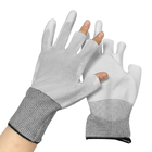 Rękawice ochronne 3 Fingers Half PU z powłoką Palmfit Industry Use White