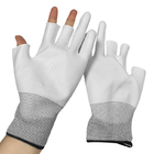 Rękawice ochronne 3 Fingers Half PU z powłoką Palmfit Industry Use White