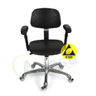 Krzesła antystatyczne ESD Regulowane obrotowe 360 ​​stopni z podnoszonym podłokietnikiem