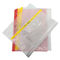 Torba na dokumenty z 11 otworami do pomieszczeń czystych A4 A3 Bezpyłowa antystatyczna torba na dokumenty ESD w kolorze różowym lub żółtym
