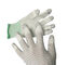 Rękawice antystatyczne z powłoką PU z powłoką wierzchnią w paski z dzianiny węglowej EN388 4121 Standard
