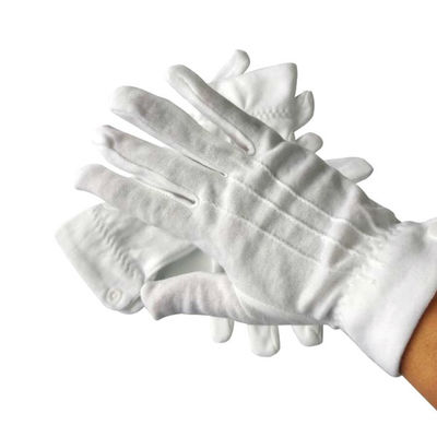 10,5-calowe, bezszwowe, dzianinowe rękawice antystatyczne ze 100% bawełny