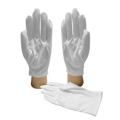 Wysoce rozciągliwe, wygodne, 100% bawełniane, bezpieczne rękawice ESD