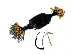 Czarny Żółty 1,8 m ESD Przyziemiający kabel do pomieszczeń czystego