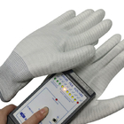Poliestrowe antystatyczne rękawice ESD powlekane PU dla przemysłu elektronicznego
