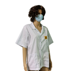 2,5 mm Gird T-Shirt Przemysłowa odzież robocza do pomieszczeń czystych ESD Antystatyczna