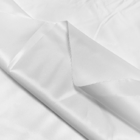 100% poliester 1x2 skośny tkany autoklawowalny materiał do pomieszczeń czystych biały i jasnoniebieski