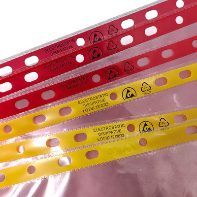 Torba na dokumenty z 11 otworami do pomieszczeń czystych A4 A3 Bezpyłowa antystatyczna torba na dokumenty ESD w kolorze różowym lub żółtym