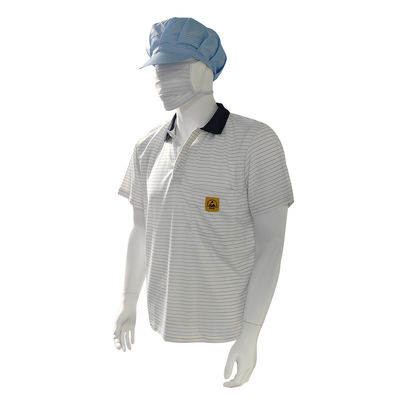 T-shirty z paskami 7 mm T-shirty ESD T-shirty poliestrowe z jedwabiu