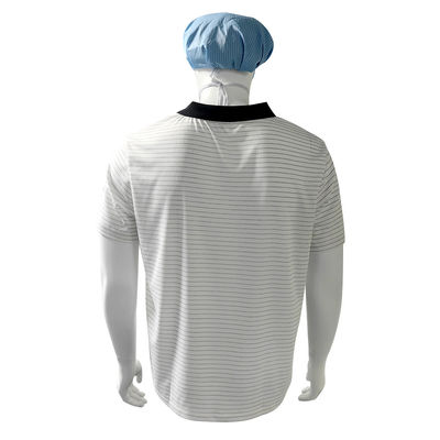 T-shirty z paskami 7 mm T-shirty ESD T-shirty poliestrowe z jedwabiu