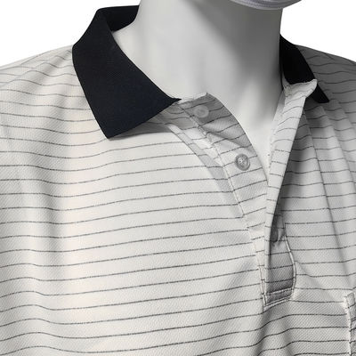 T-shirty z paskami 7 mm T-shirty ESD T-shirty poliestrowe z jedwabiu
