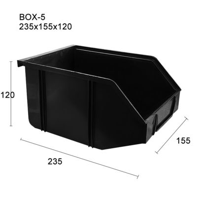 235*155*120mm PP Plastic Many Design Durable Lint Free ESD Antistatic Shipping Box Wyroby z tworzyw sztucznych
