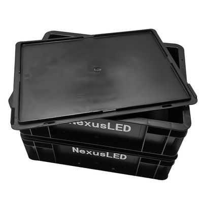 Elektroniczne pudełko antystatyczne SMT Rack Black PCB Packing Storage Component Container Plastic Tray ESD Antistatic Box