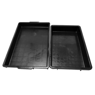 Płytka z płytami PCB ESD Gęste płytki PP Plastikowe płytki antystatyczne Płytki do przechowywania Czarny ESD Płytka do pakowania Blister