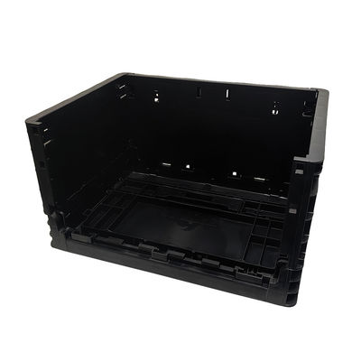 400*300*220MM Czarny antystatyczny składany pudełko plastikowe skrzynia obrotów składane plastikowe pudełko