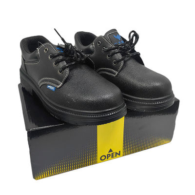 Unisex Anty Smash Buty do pracy w budownictwie Niska podszewka stalowa Gumowa podszewka stalowa Łapki skórzane Górne buty bezpieczeństwa