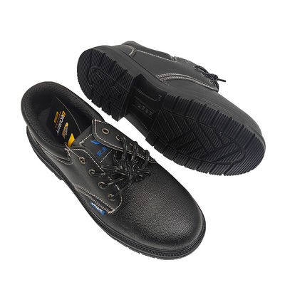 Anty Smashing PU Safety Shoes Rubber Sole Black Safety Shoes For Construction (Szkoły bezpieczeństwa PU przeciw rozbijaniu)