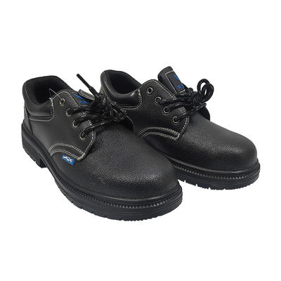 Anty Smashing PU Safety Shoes Rubber Sole Black Safety Shoes For Construction (Szkoły bezpieczeństwa PU przeciw rozbijaniu)