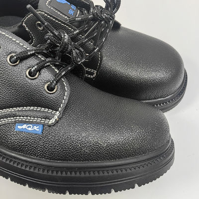 Anty Smashing PU Safety Shoes Rubber Sole Black Safety Shoes For Construction (Szkoły bezpieczeństwa PU przeciw rozbijaniu)