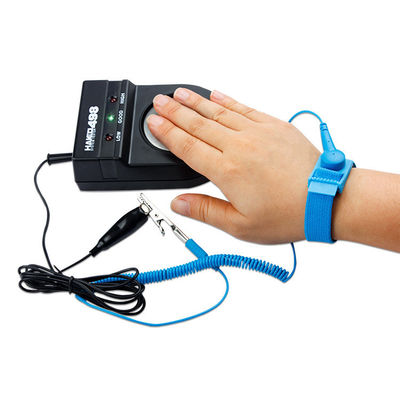 110*72*40mm Czarny 498 Miernik bezpieczeństwa ESD Wrist Band Strap Tester dla obszarów EPA