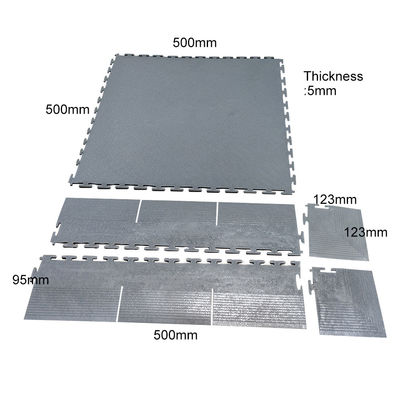 600x600mm Odłączalny materiał podłogowy ESD antystatyczny PVC z winylem do szpitali / czystych pomieszczeń