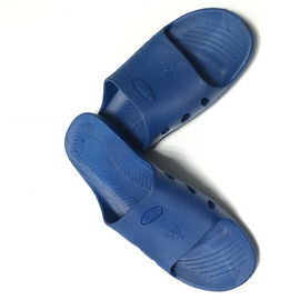 SPU Anti Static ESD Obuwie ochronne ESD Slipper 6 Typ otworu Białe W / ESD Logo