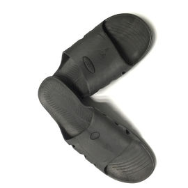 SPU Anti Static ESD Obuwie ochronne ESD Slipper 6 Typ otworu Białe W / ESD Logo