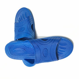 ESD Slipper Cross Type ESD Obuwie ochronne SPU Materiał Kolor Niebieski do pomieszczeń czystych