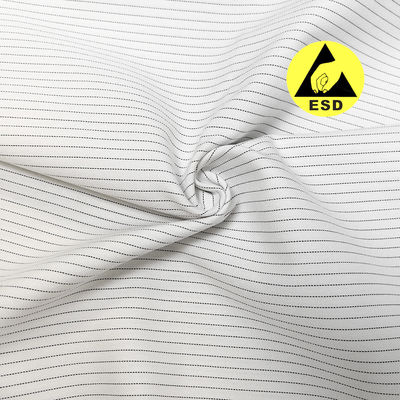 5 mm Pas 65%Polyester 34%Vicose 1%Włókno węglowe Tkanina antystatycznaPrzeczytna sala ESD Tkanina antystatyczna Tkanina