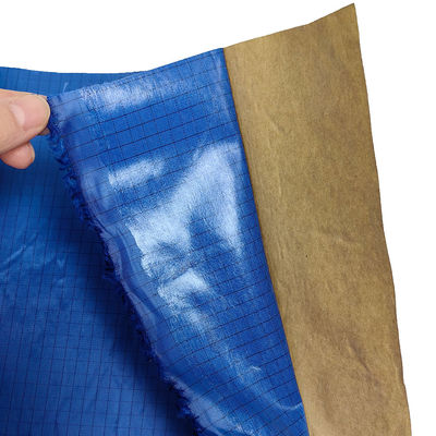 100D Adhesive ESD Antystatyczny Tkanina jedwabna pasowa Samoprzylepna siatka poliestrowa Tkanina antystatyczna