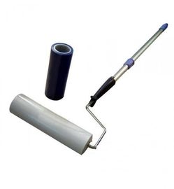 Uchwyt samoprzylepnego wałka Aluminiowy przedłużacz Długość 1,5 m / 1,2 m Kolor niebieski