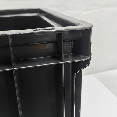 Esd anty-statyczna skrzynka obrotowa duże czarne części samochodowe wtryskowo formowane plastikowe skrzynki anty-statyczne plastikowe